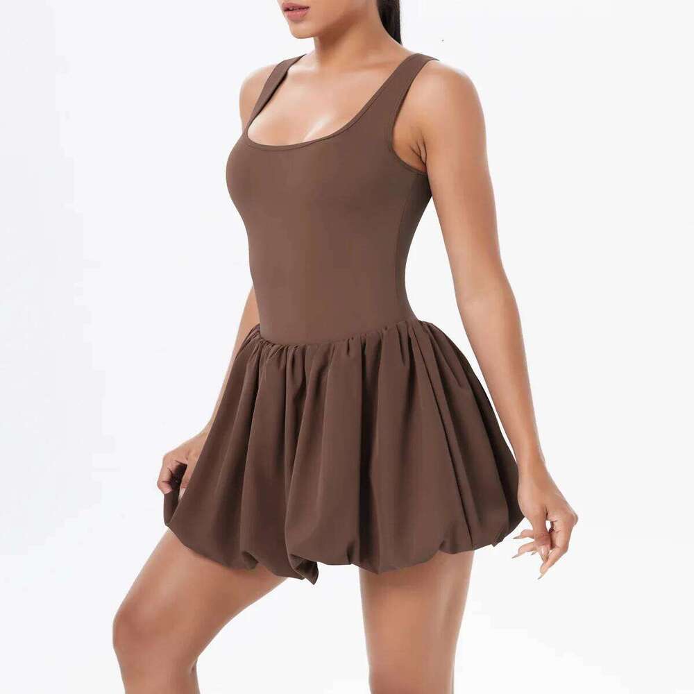 Dance Ballet Dress Gym Push up Running Tennis Sports 2025 New Women Yoga Set Sexy Anti Glare One-Piece Jumpsuit