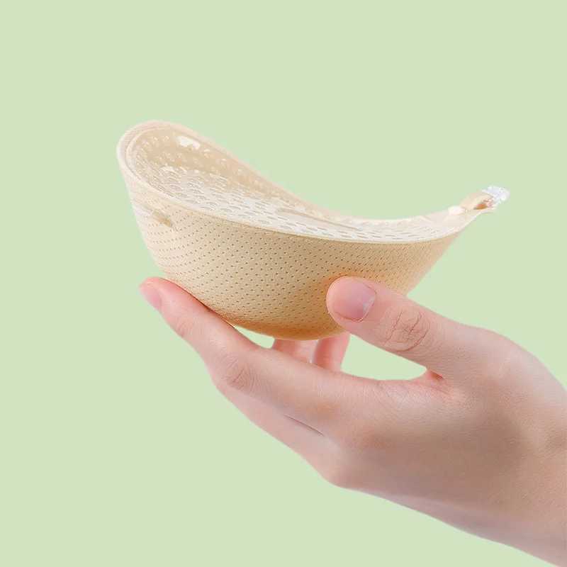 New Upgrade 5cm Thick Breathable Adhesive Bra Silicone Nipple Tape Front Push Up Bra Reusable Invisible Strapless Bra W250624