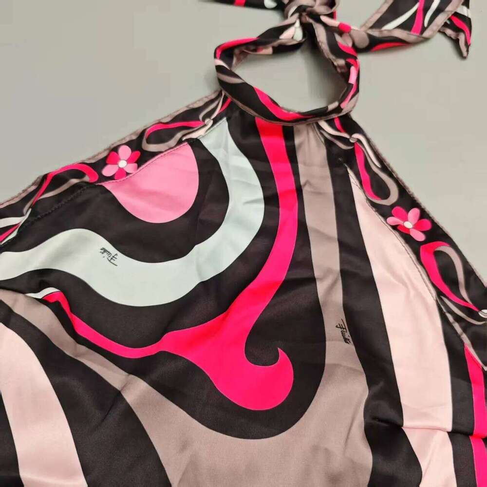 Design Women's green Strapless Silk Swimsuit Designer Brand Lady Sexy Bikinis Tops