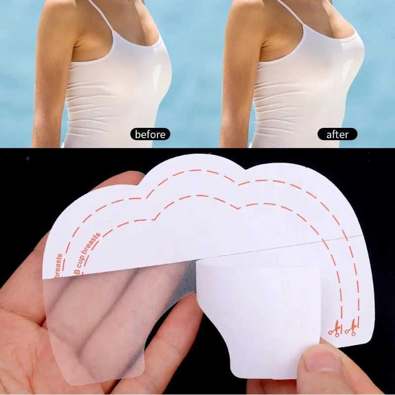 10Pcs Breast Lift Tape Nipple Cover Seamless Stickers Invisible Enhancer Push Up Clear Bra Tape Chest Lift Adhesive Accessories W250624