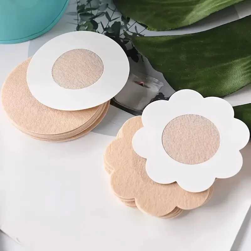 10/50pcs Nipple Cover Stickers Unisex Invisible Adhesive Breast Lift Pasties Disposable Pads Chest Tape Seamless Concealer PatchW250624
