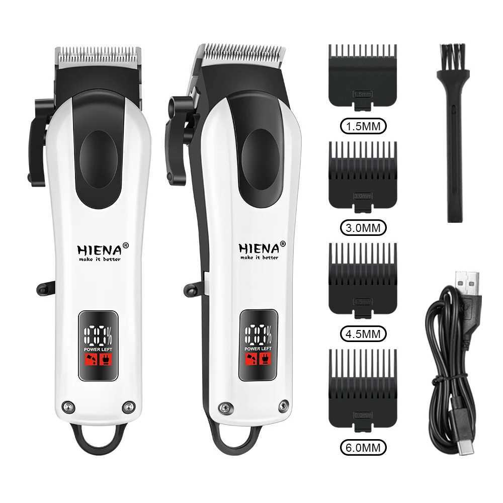 HIENA Professional Hair Clipper Hair cutting machine Rechargeable Hair Clippers Blade Cordless Electric Hair Trimmer Men Barber XJ250624