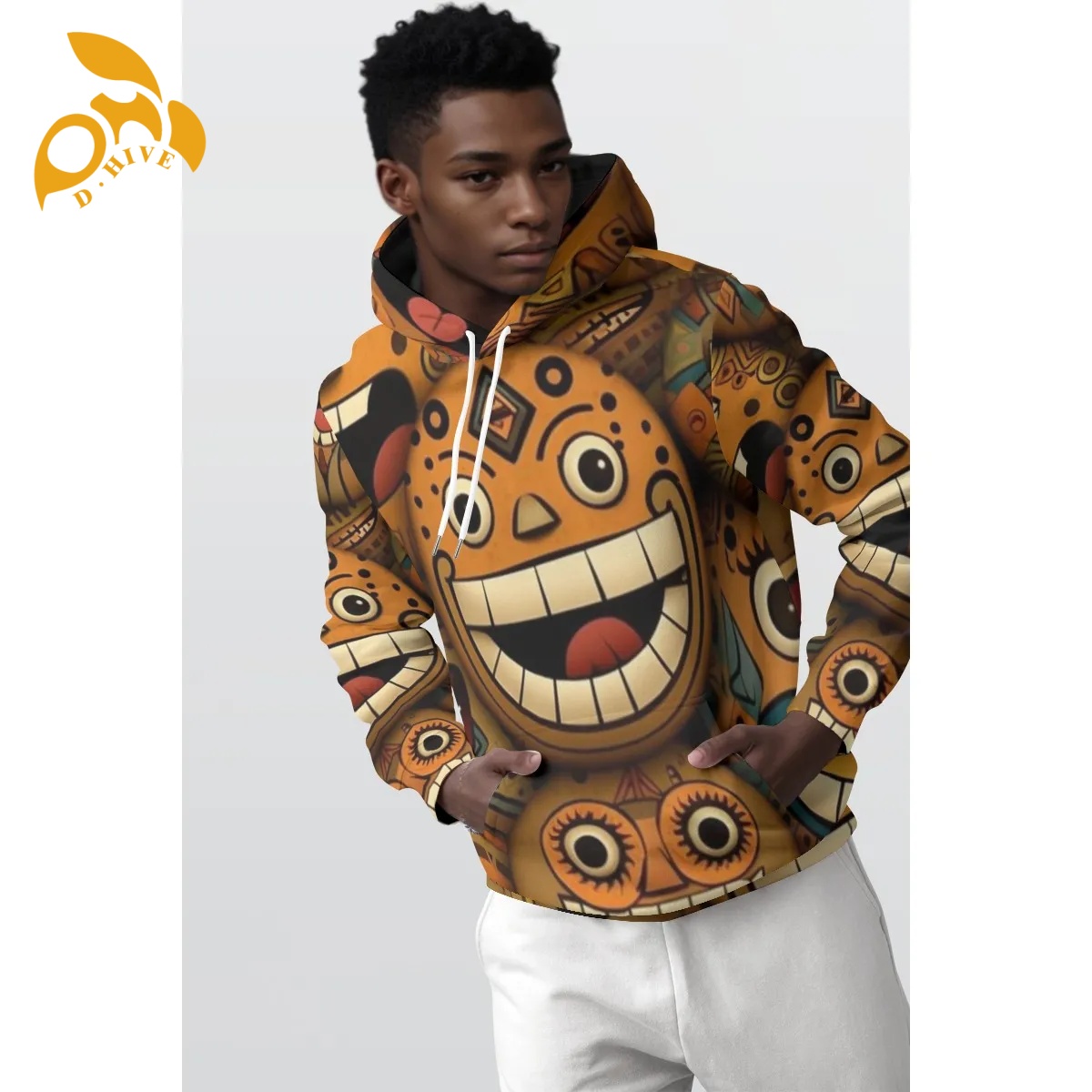 free shipping customized definition new design All-Over Print for Men's Hoodies & Sweatshirts high quality soft
