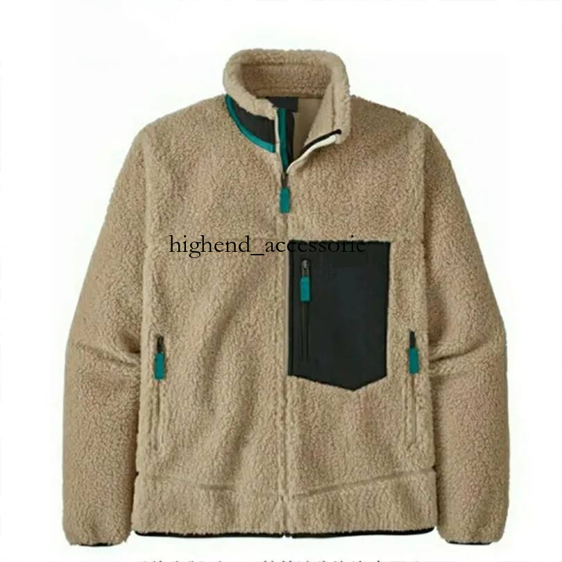 Designer patagoia coat Women's Winter Fleece patagonja Jacket Puffer Face Sherpa Women Faux Shearg Outerwear Coats Female Suede Fur The patalone Coat Men f93