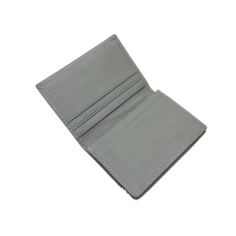 Genuine Leather Card Holder Name Card Case Credit Card Wallet for Men Women 250605