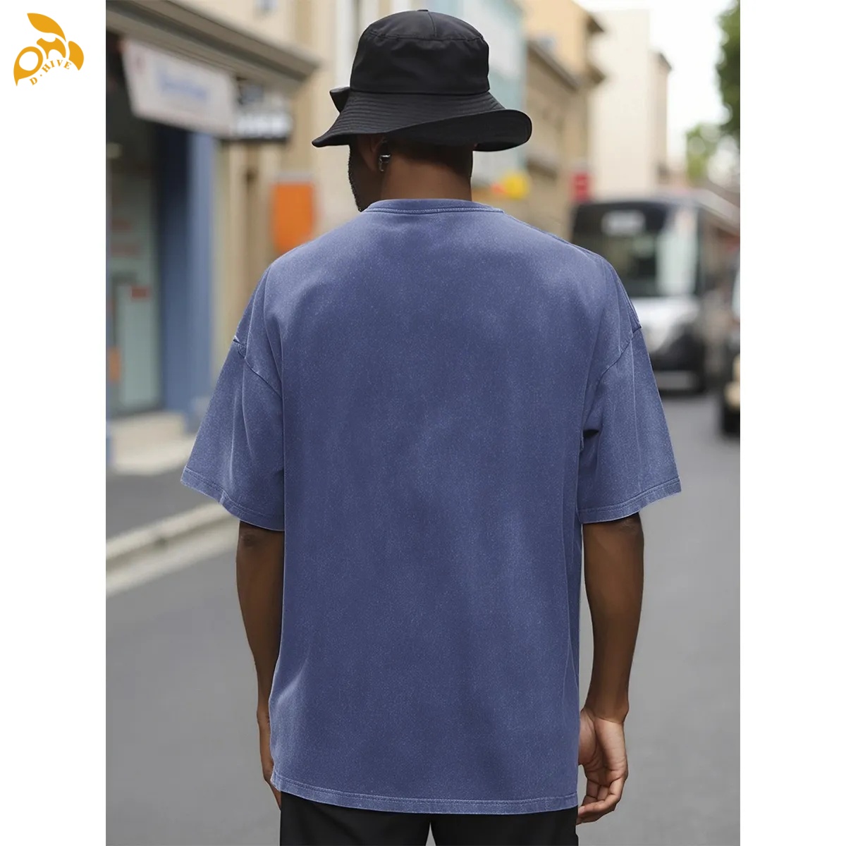 free shipping of customized Wear-resistant American General Motors heavyweight T-shirt 230GSM front DTF with exquisite patterns from US