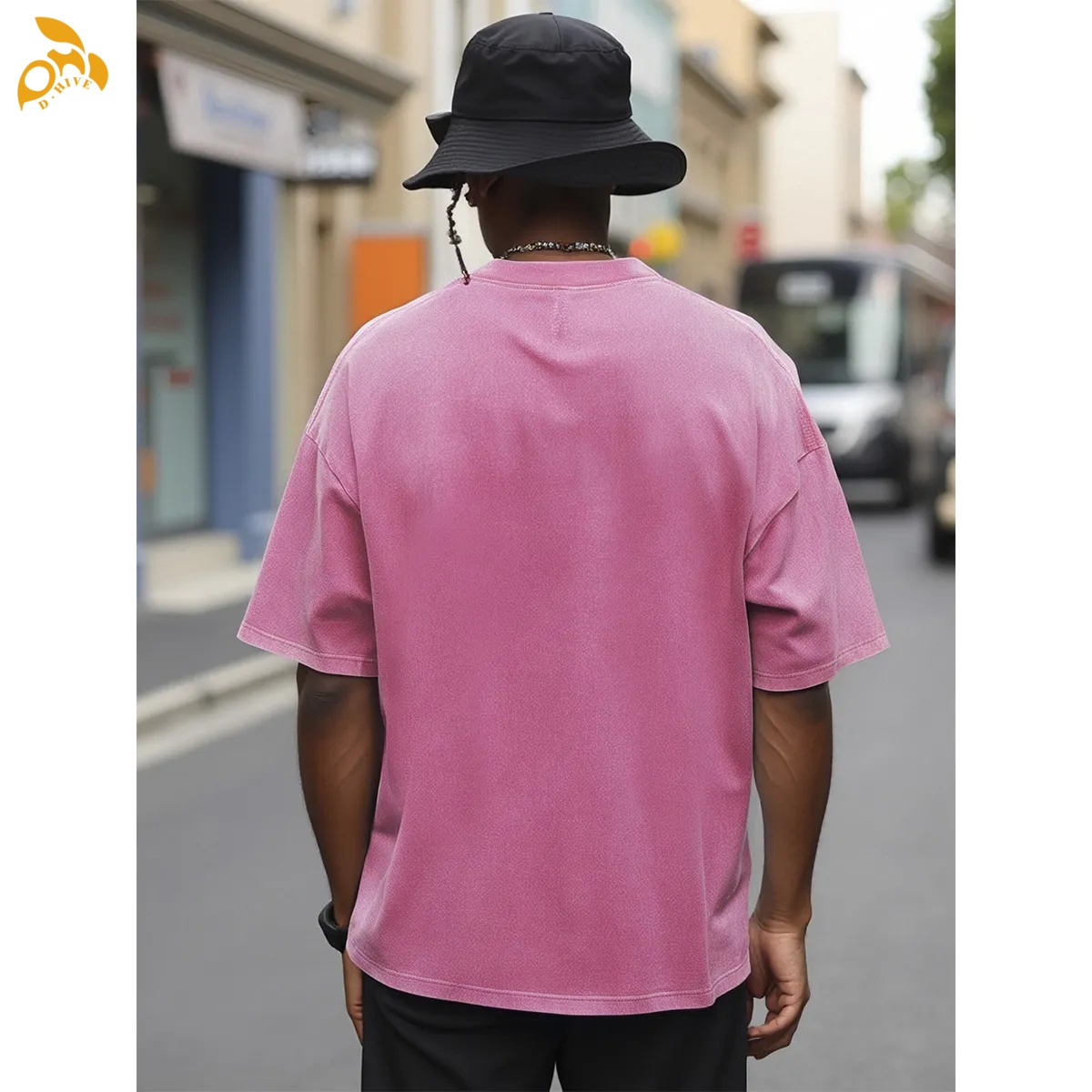 free shipping of customized fashionable American General Motors heavyweight T-shirt 230GSM front DTF with exquisite patterns from US
