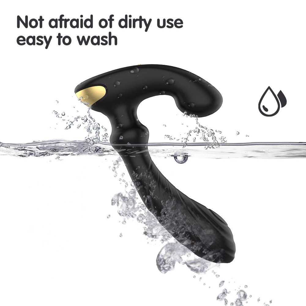 9 Frequency Male Prostate Massager Vibrator Anal Butt Plug Remote Control Vibrators Enhance Sexual Pleasure Sex Toys for Women W250624