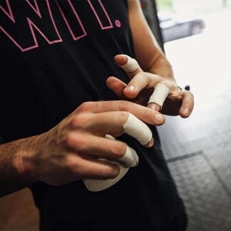 Weightlifting Tape High Elastic Sports Tape for Wrists and Hands Premium Black with Strong Adhesion