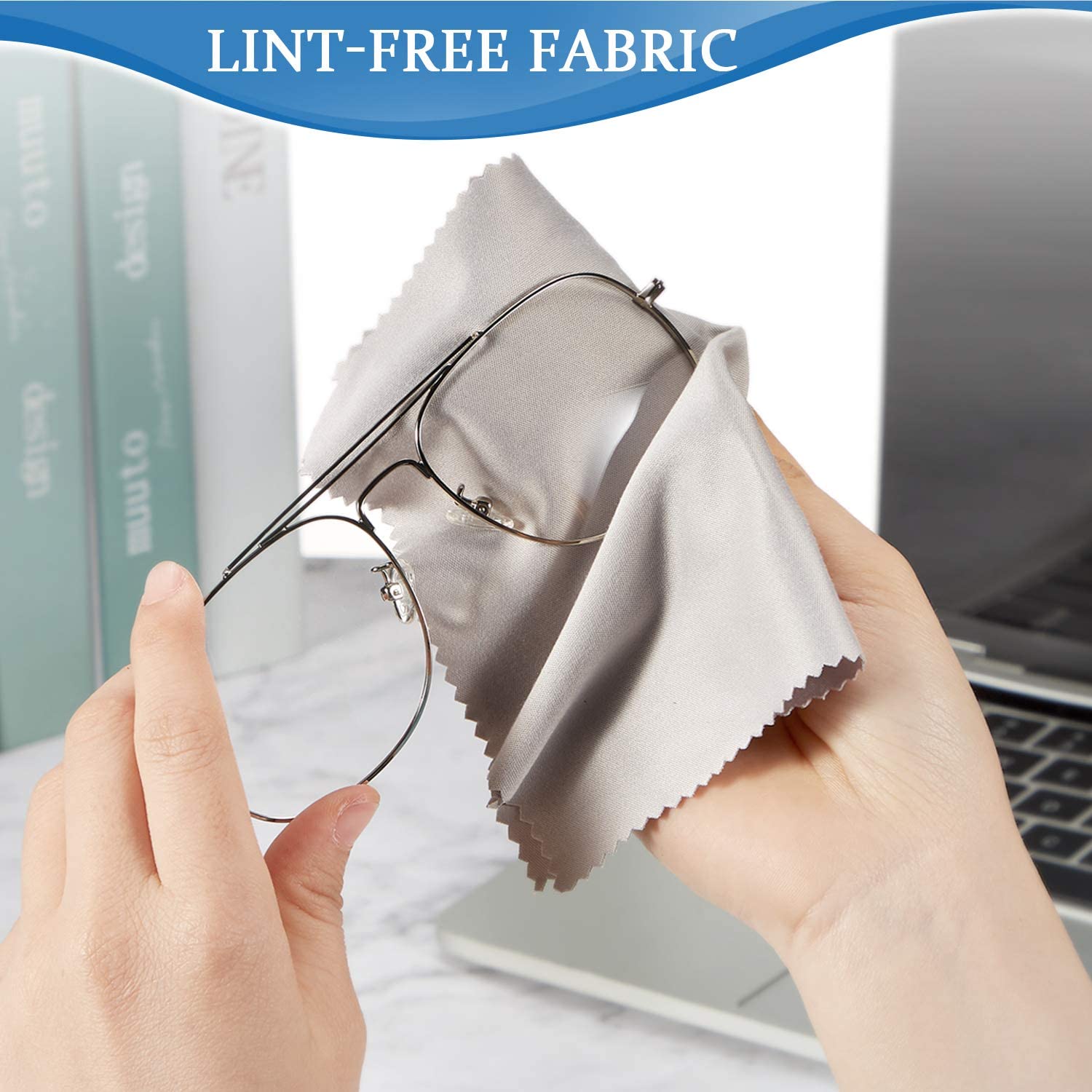 Microfiber Optical Lens Cleaning Cloth for Sunglasses Glasses Ready Goods for Car Wash Wine Wet Towel Screen Cleaners-MOQ 100pcs