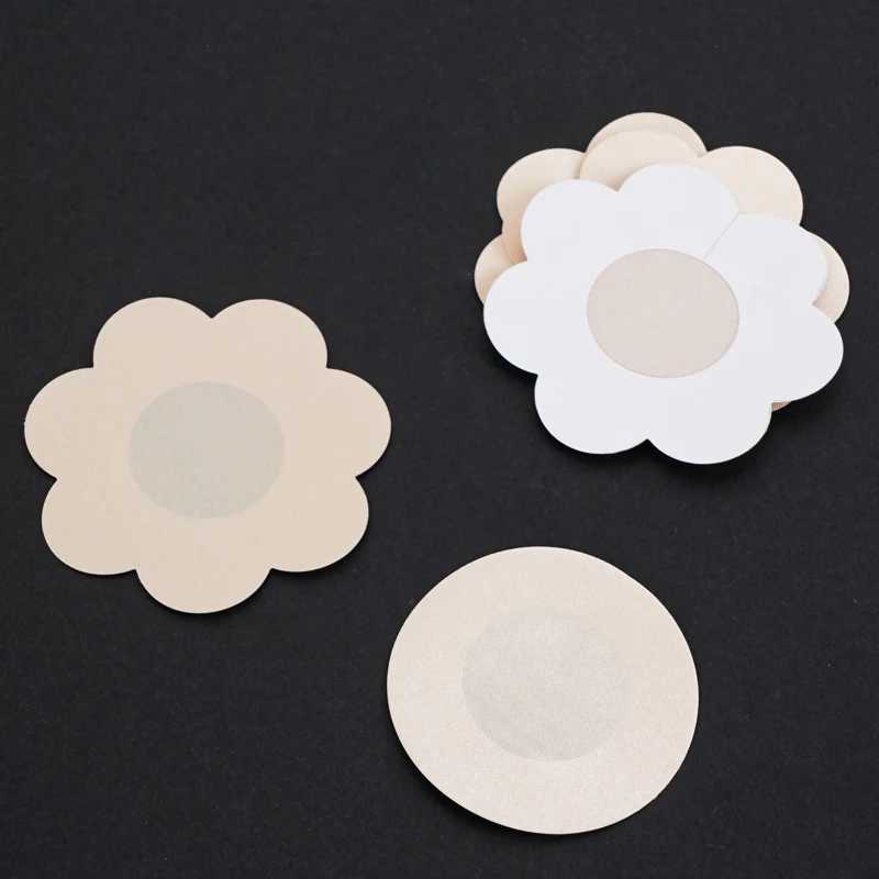 100Pcs Nipple Sticker Disposable Invisible Chest Sticker Non-woven Bra Breast Patch Bra-less Pasties Pad Nipple Cover StickersW250624