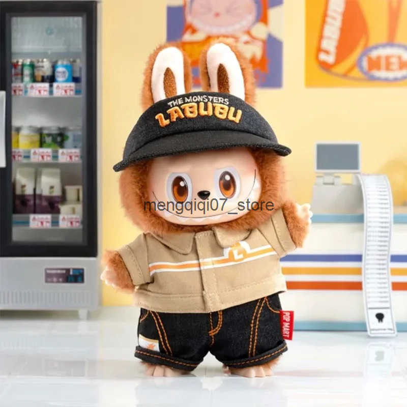 17cm Lafufu The Monsters Wacky Mart Series Vinyl Plush Blind Box Hanging Card Bag Pendant Decoration Surprise Toy Gift Box Q250624