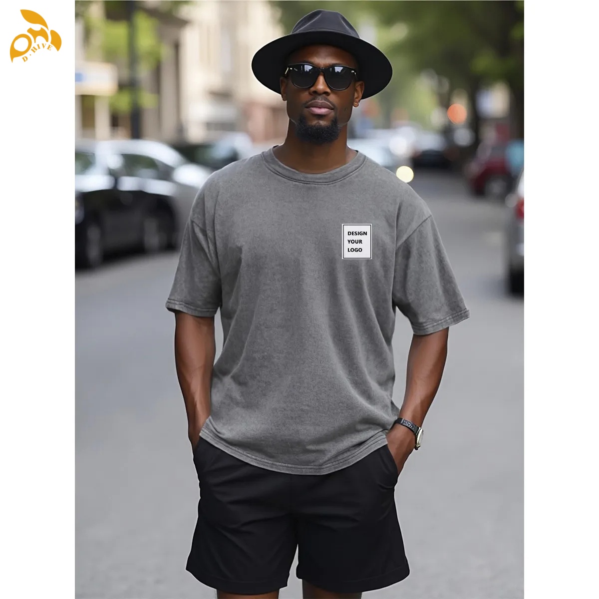free shipping of customized super fashionable American General Heavyweight T-shirt 230g DTF with exquisite patterns from US