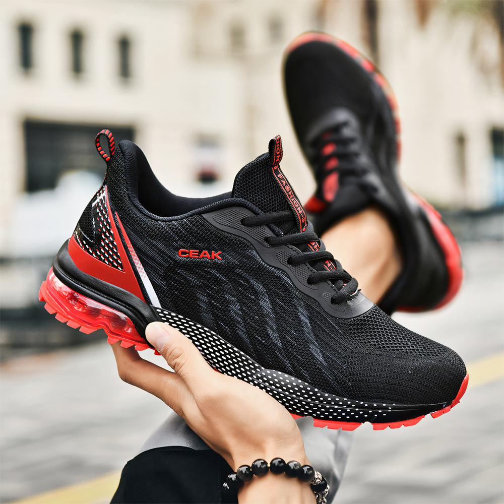 5029-Boys' Athleisure ShoesMen's ShoesPlus-Size Air Cushion Shoes, Flying Weaving Cross-border Popular Sneakers, Mesh Breathable Running Bas