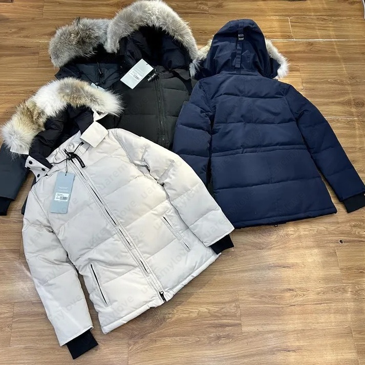 Designer Women Down Jacket Fur Removable Hooded Down Coat Women Puffer Jackets Outerwear goosejackets Winter Warm Coat Jackets Size S-XL