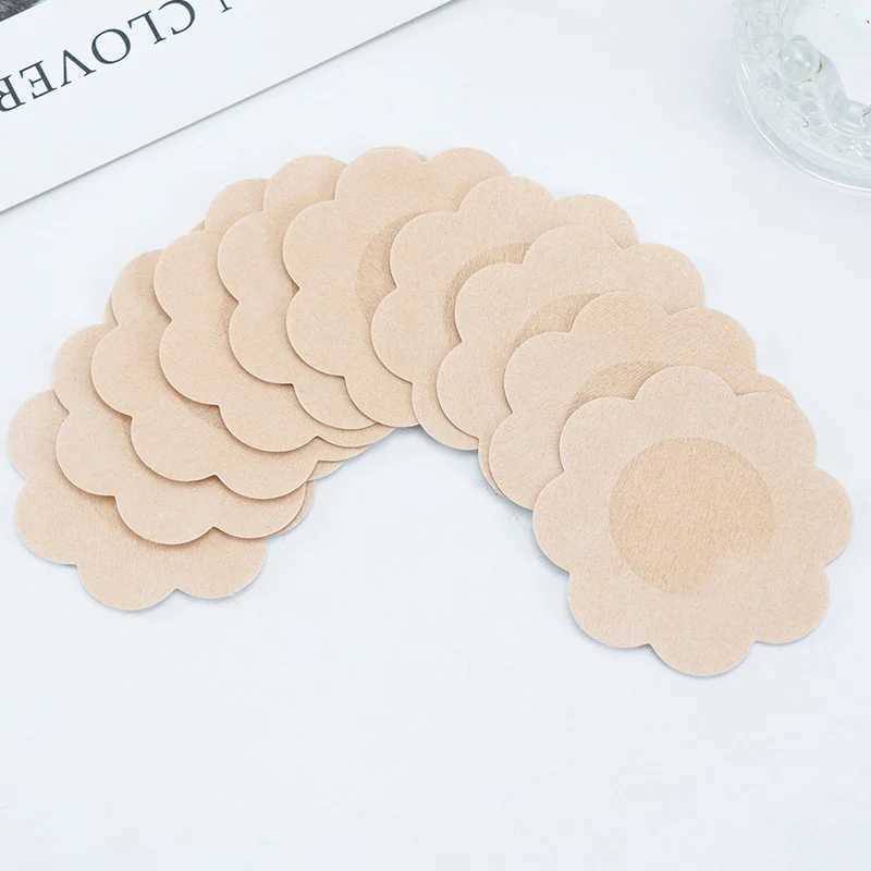 20pcs Womens Invisible Breast Lift Tape Overlays on Nipple Chest Accessories Stickers Adhesive Sticky Reusable Invisible BrasW250624
