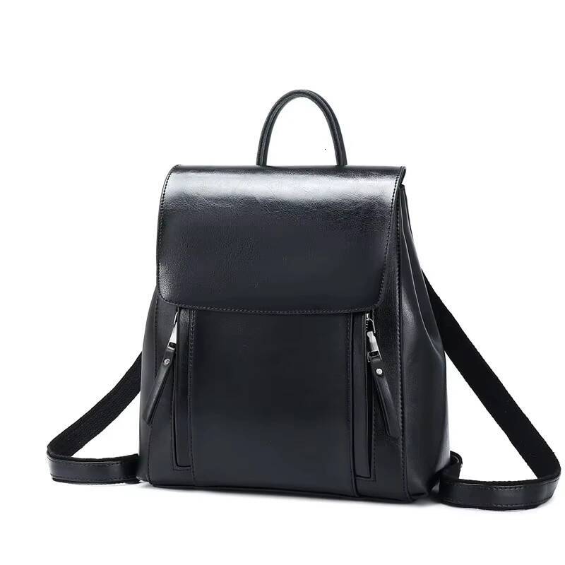New 2025 Women's Cow Split Leather Fashion Backpacks High Quality Shoulder Bags Ladies Vintage Backpack