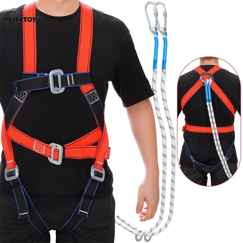 Professional Safety Harnesses Fall Protection Durable Polypropylene Fibre Material for Hiking Camping Adventure Tool y250611