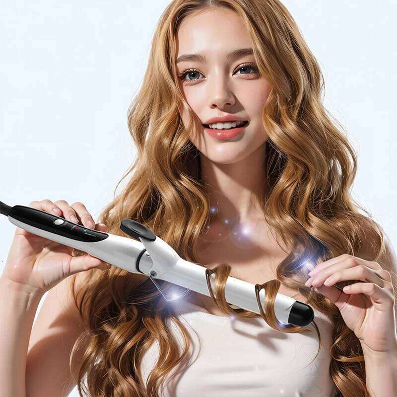 Professional Ptc Heater Big Barrel Long Tourmaline Ceramic Electric Curling Iron Hair Curler