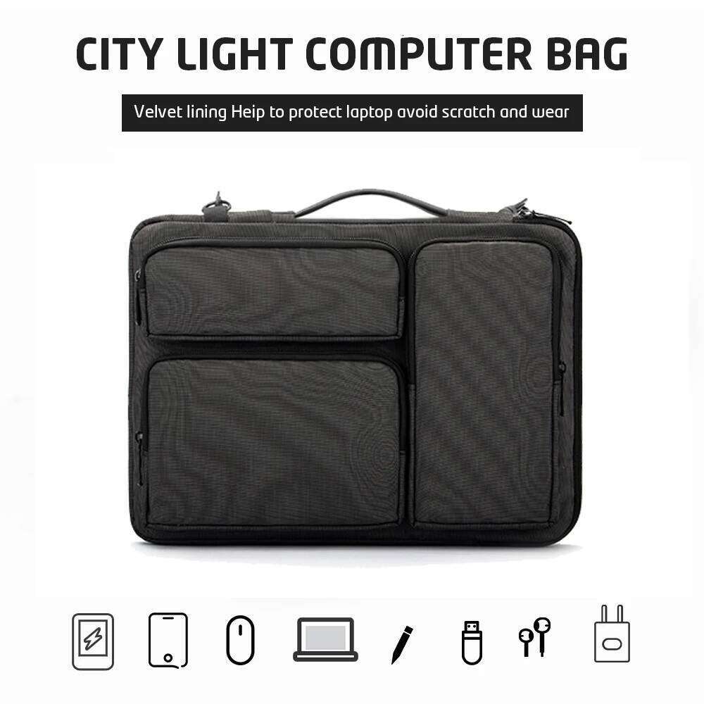 Laptop Notebook Shoulder Bag Book Air Pro Waterproof 14 15.6 Inch Computer Sleeve Pouch Handbag For Student Business