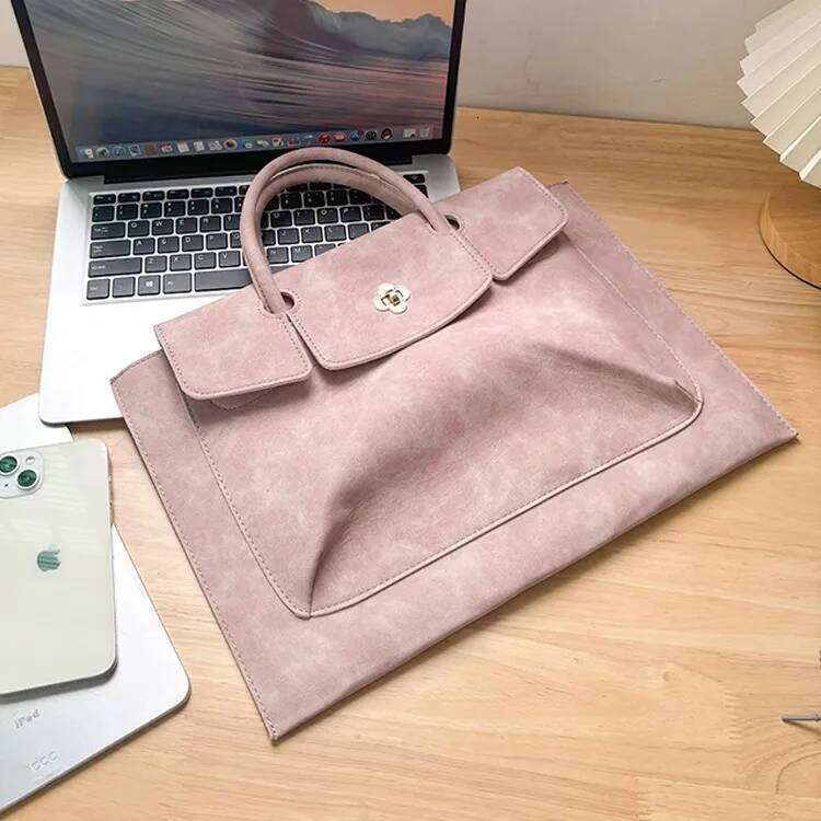 Luxury Designer bags Laptop bag women 2025 new model, suitable for Apple, Huawei, Lenovo, inner male bag, lightweight handbag