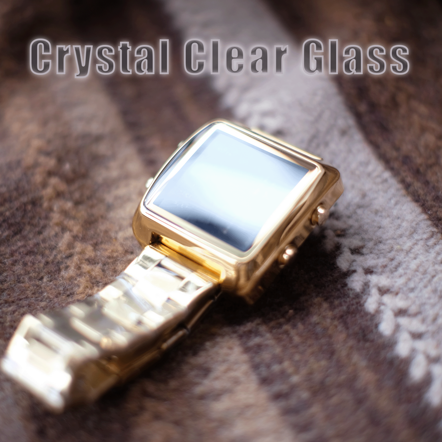 Multifunction LED Watch Stainless Steel Band Stopwatch Calendar Alarm Hourly Chime