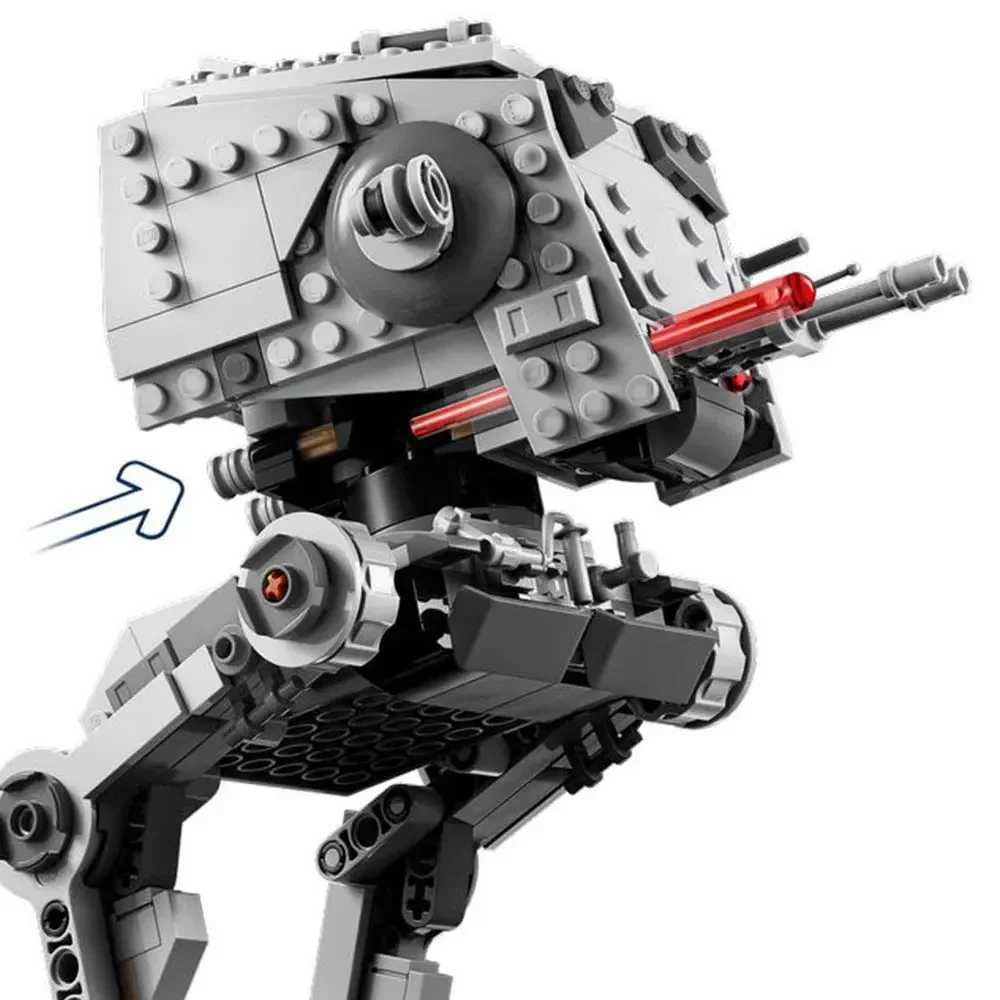 586PCS Space War Interstellar Wars Hoth AT-ST ST Walker Building Blocks Model Brain Game Bricks Toys Kid Adult Gift R250624