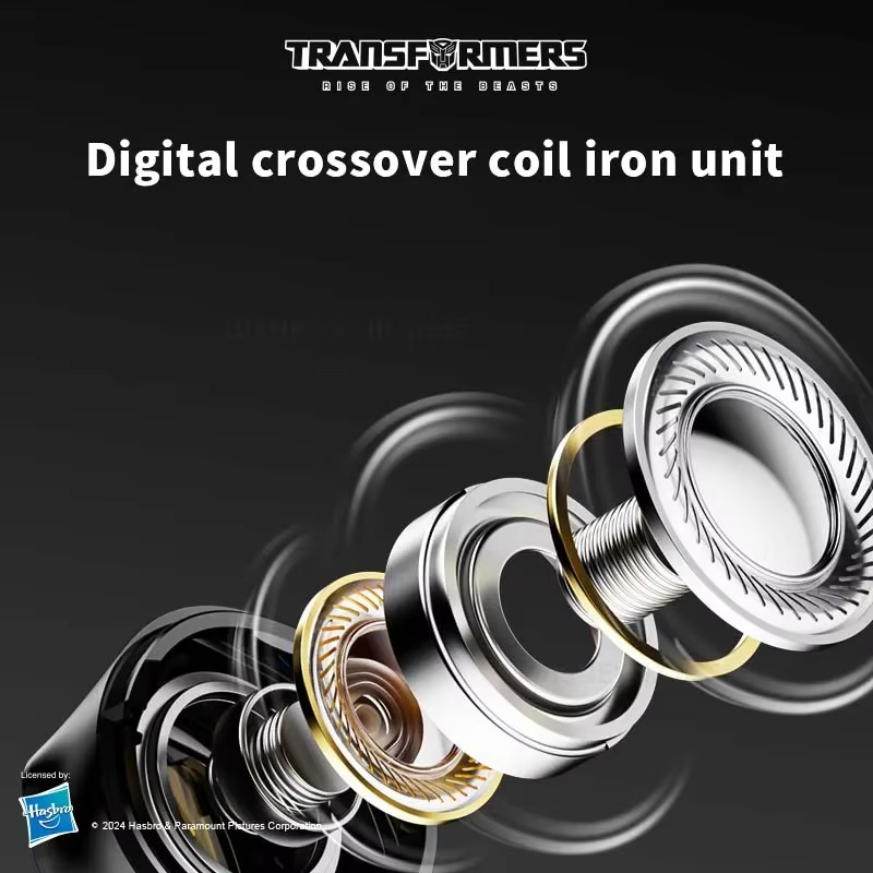 TRANSFORMERS TWS Bluetooth 5.4 Earphones Noise Reduction Headphones Gaming Music Dual Mode Sport Earbuds TF-T10