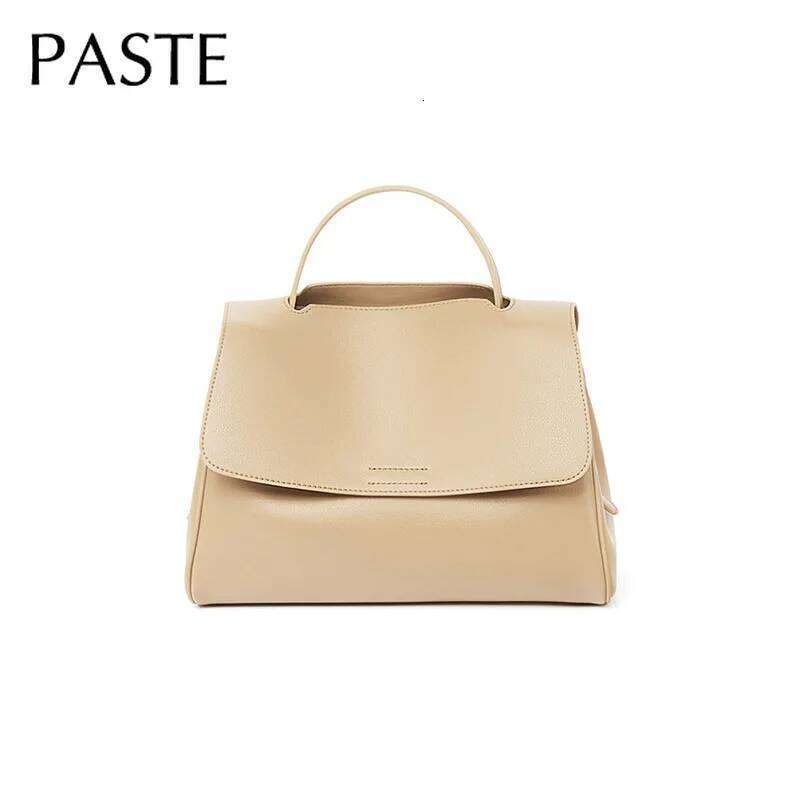 Luxury Designer bags Hot Sale Designer Casual Large Cover Tote Beige Kakhi Color Split Cow Leather Women Handbag All-match Business Shoulder Bag