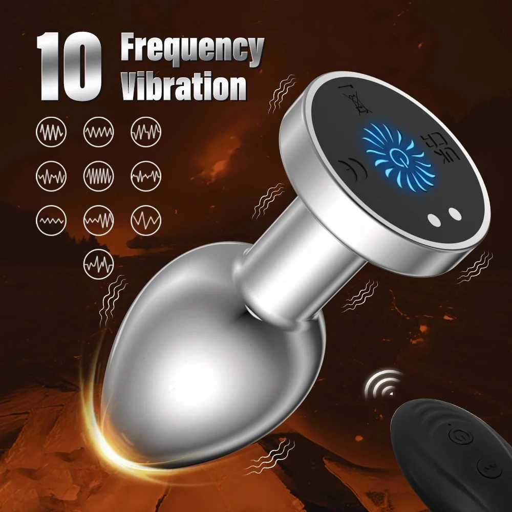 Remote Control Anal Plug Vibrator Bluetooth Butt Plug Men Prostate Massager Female Masturbator Adult Sex Toys for Women Men Gay W250624