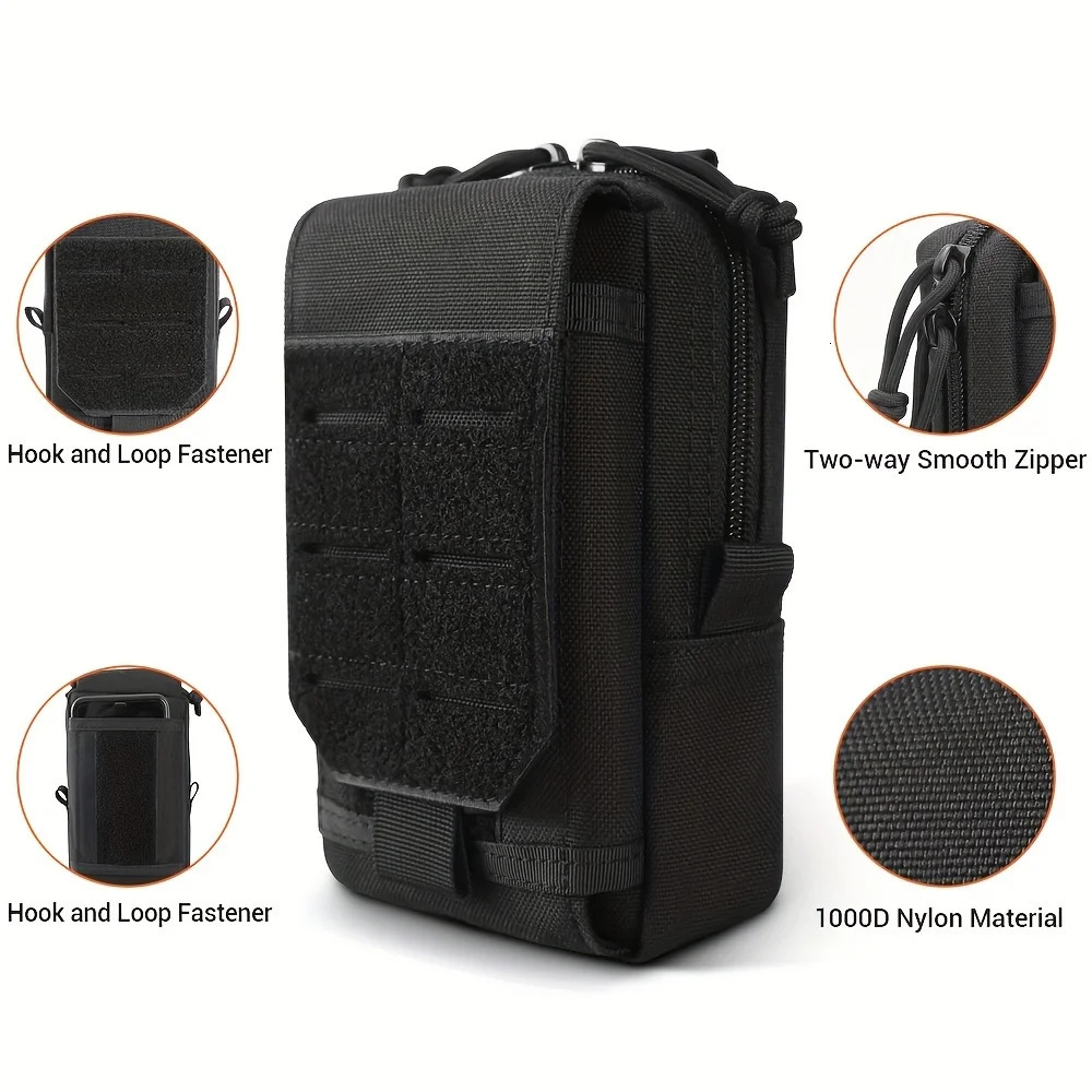 Tactical Waist Bag Outdoor Men EDC Tool Vest Pack Purse Mobile Phone Case 250612