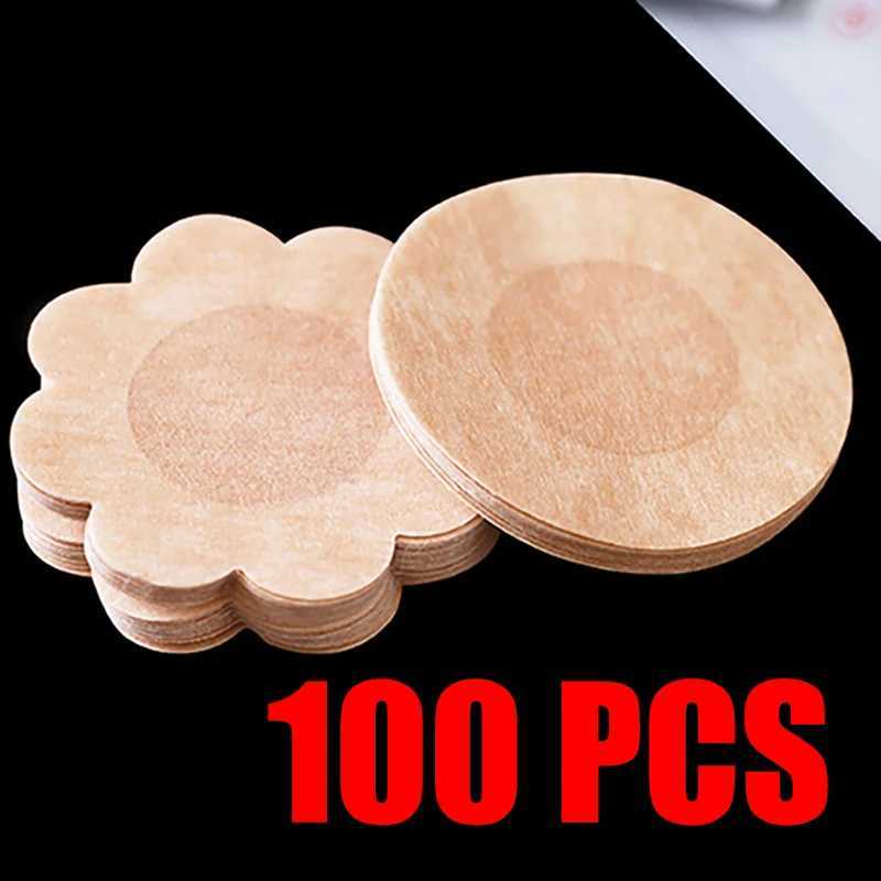 100 pcs Soft Nipple Covers Disposable Breast Petals Sexy Stick On Bra Pad Pasties Lingerie For Women Intimates No marks W250624