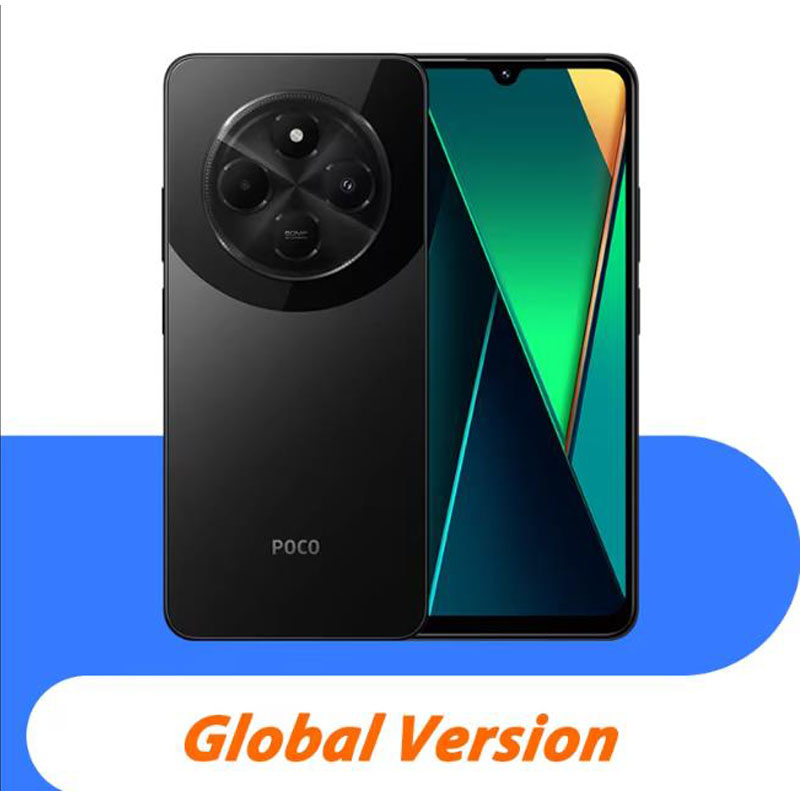 Global Version POCO C75 Smartphone Helio G81-Ultra Immersive 6.88" Display Massive 5160mAh(typ) Battery Clear 50MP Dual Camera
