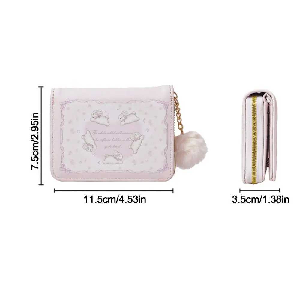 Cute PU Leather Coin Purse Waterproof Card Wallets Change Organizer for Students XJ250624