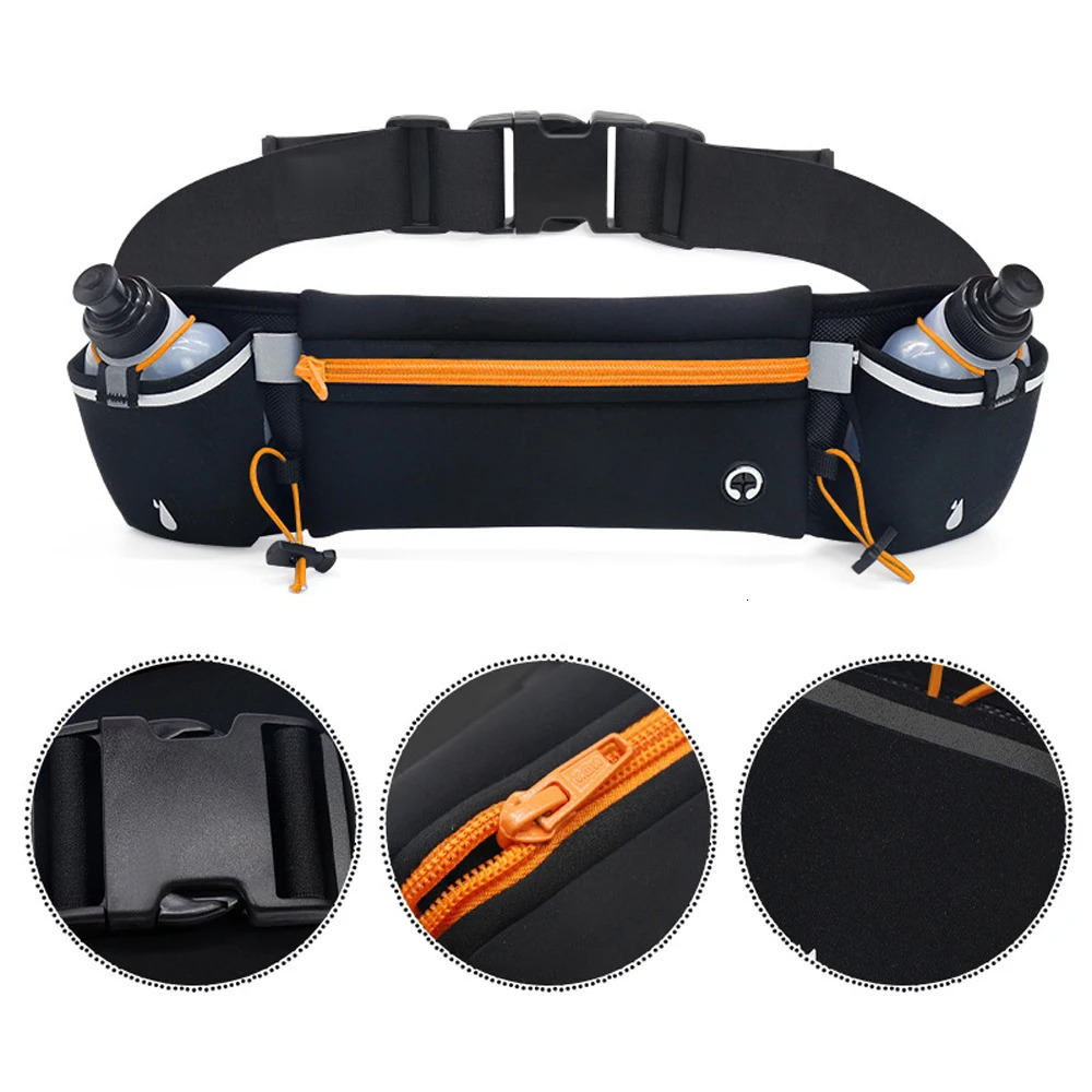 Outdoor Sports Waist Pack Waterproof Belt Bag with Adjustable Strap Large Capacity for Phone/Keys Perfect for Hiking Cycling 250624