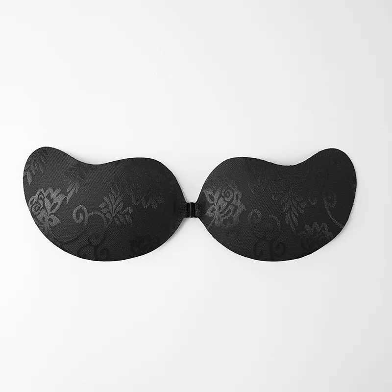 Women Silicone Chest Stickers Lace Push Up Waterproof Nipple Cover Invisible Self-Adhesive Nipple Tape Reusable Strapless Bra W250624