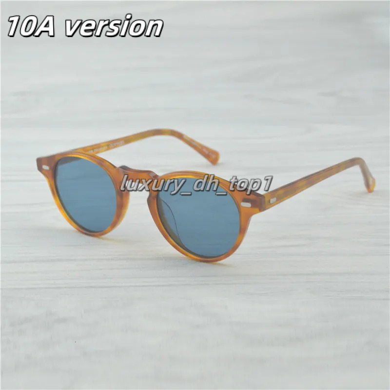 2025 Oliver People Designer Women Mens Outdoor Oliver Sunglasses Fashion Retro Explosion Small Frame Glasses Para Lunettes Persona Sunglasses High Quality 7b7