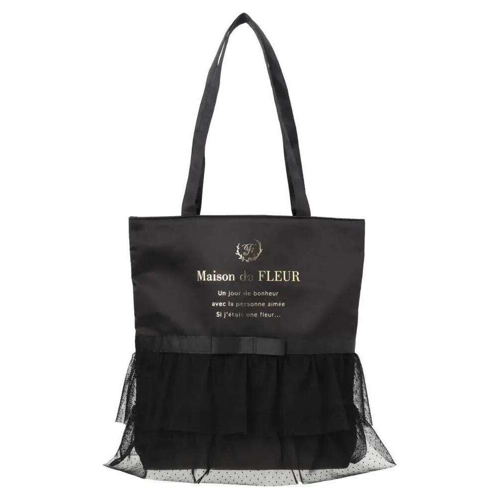 Hot Selling Japanese Ballet Style Dot Mesh Pleated Edge Classic Tote Girl Women's Sweet Shoulder Bag Female Casual Handbags Designer Bags