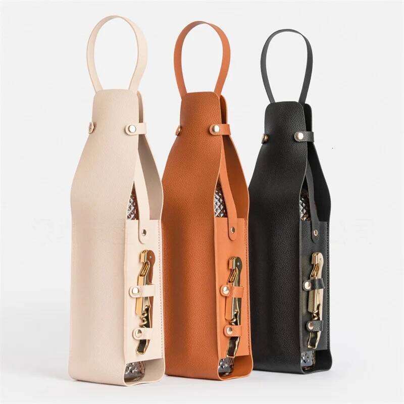 Hot Selling Tote Holder Champagne Bags With Handle Liquor Bottle Carrier Carry-On Pouch Travel Bag For Wine Designer Bags