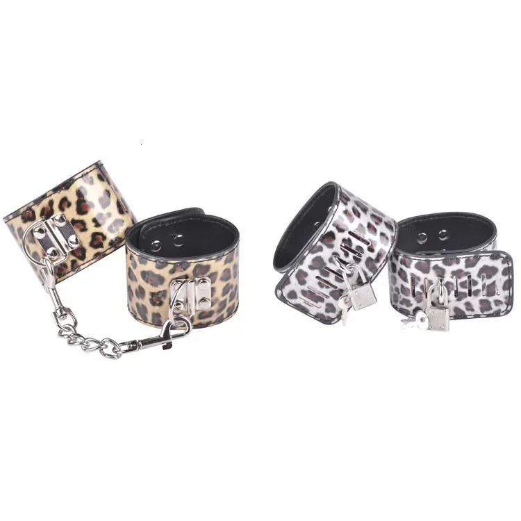 10Piece Leopard Print Leather Bondage Set Couples BDSM Kit for Playful Foreplay and Intimate Adventures Sexy Toy Juguete Sexuale 250624