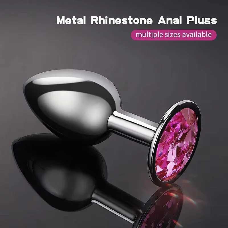 Annal Plug Adult Trainer Kit Aluminium Alloy Metal Butt Plug Prostate Massager Masturbator Dildo Adult Sex Toys for Men Women W250624
