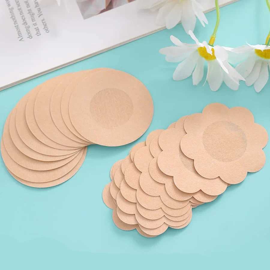 100/50PCS Cloth Nipple Cover Teat Hide Women Disposable Nipple Pasties Breast Petals Invisible Bra Padding Chest Sticker Patch W250624