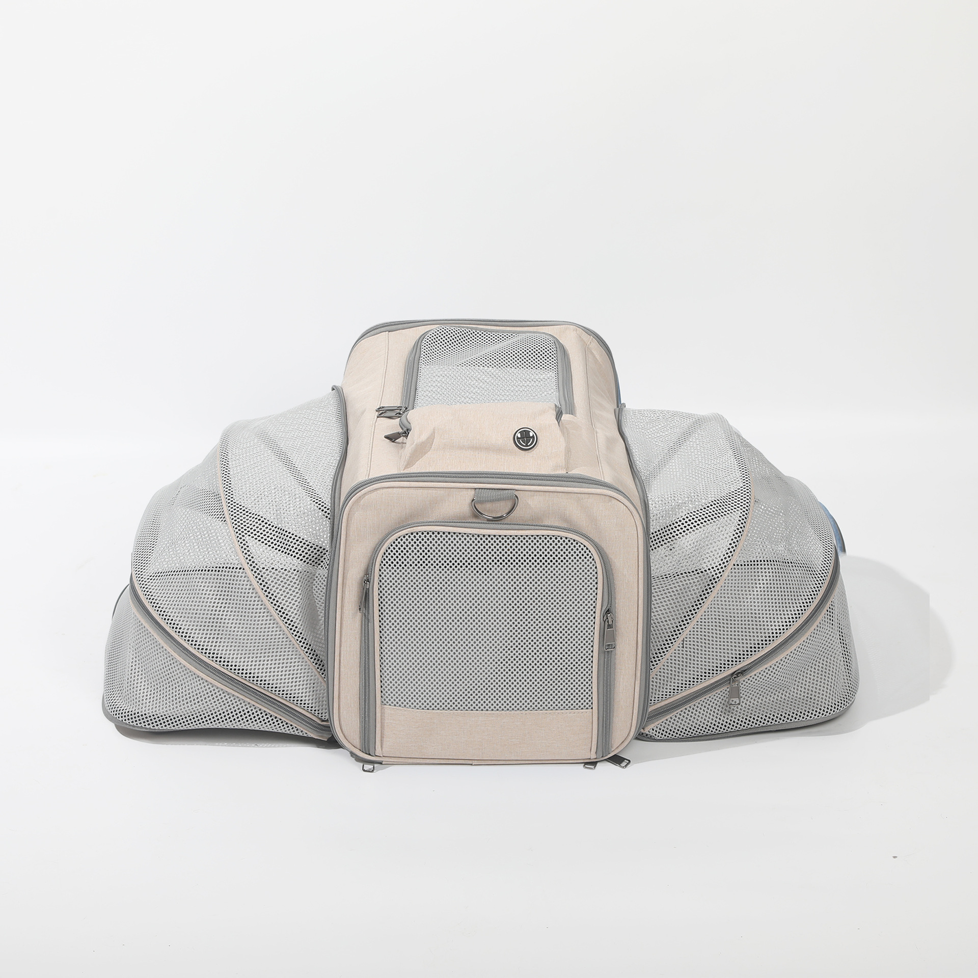 Cat Expansion Bag Four Seasons Universal Cat Bag Outdoor Portable Large Capacity Cat Bag Dog Bag Handheld Crossbody Pet Bag