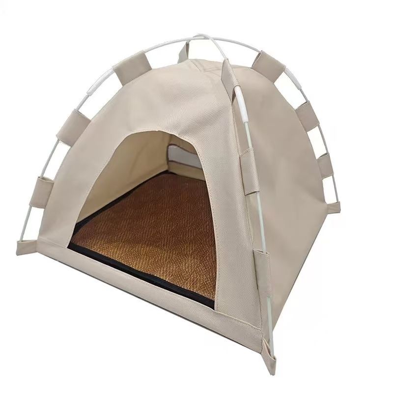 Cat sleeping tent - closed type for summer cooling and ventilation. Dog bed. Durable and easy to clean. Cat-related products