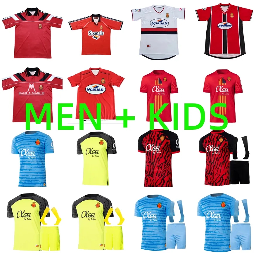 24 25 26 RCD Mallorca soccer jerseys 1994 1995 2001 2002 Retro 2024 2025 camiseta de fUtbol ABDON MURILLO JUnior MERVEIL CUFRE RAILLO MURIQI football shirt men kids