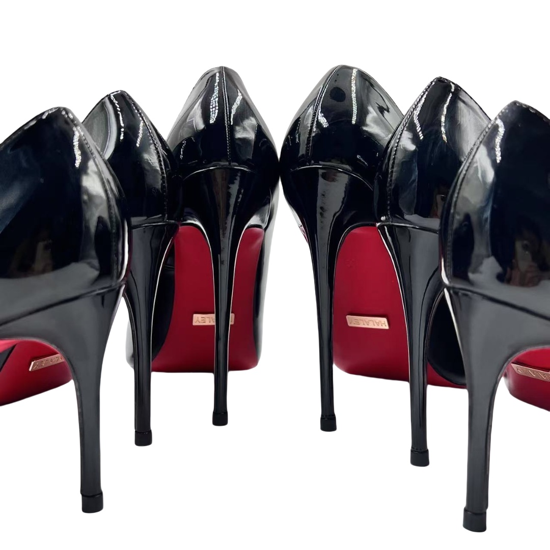 Designer CL Red Shiny Bottom High Heel Pumps Pointed Toe Sandals Patent Leather 6cm 8cm 10cm 12cm Woman So Kate Sexy Black Nude Wedding Party Shoes 35-44