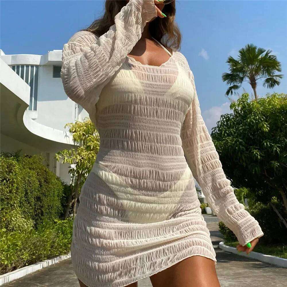 Black String Halter Triangle Bikinis Sets 2025 Sexy Swimsuit Cover Ups Women Backless Dresses Swimwear Bathing Suit Beach Wear