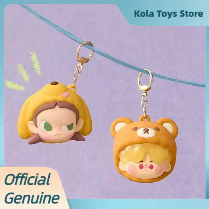 Genuine Pop Bean Pajama Party Series Headphone Case Blind Box Skullpanda Crybaby Dimoo Cute Headphone Case Mystery Box Toy Gift Y250624
