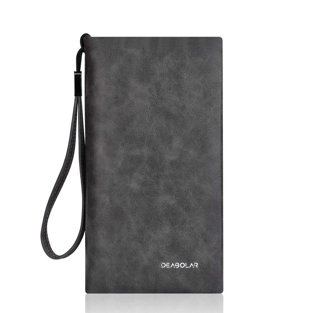 Men's Business Texture Long Wallet Multi-Card Slot Clutch Card Holder wallet designer mens wallet