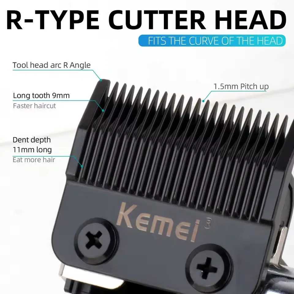 Kemei Professional Hair Clipper Kit KM-2296 KM-2299 KM-2293 Electric Hair Trimmer Male Hair Cutting Machine Mens Trimmer Machine XJ250624